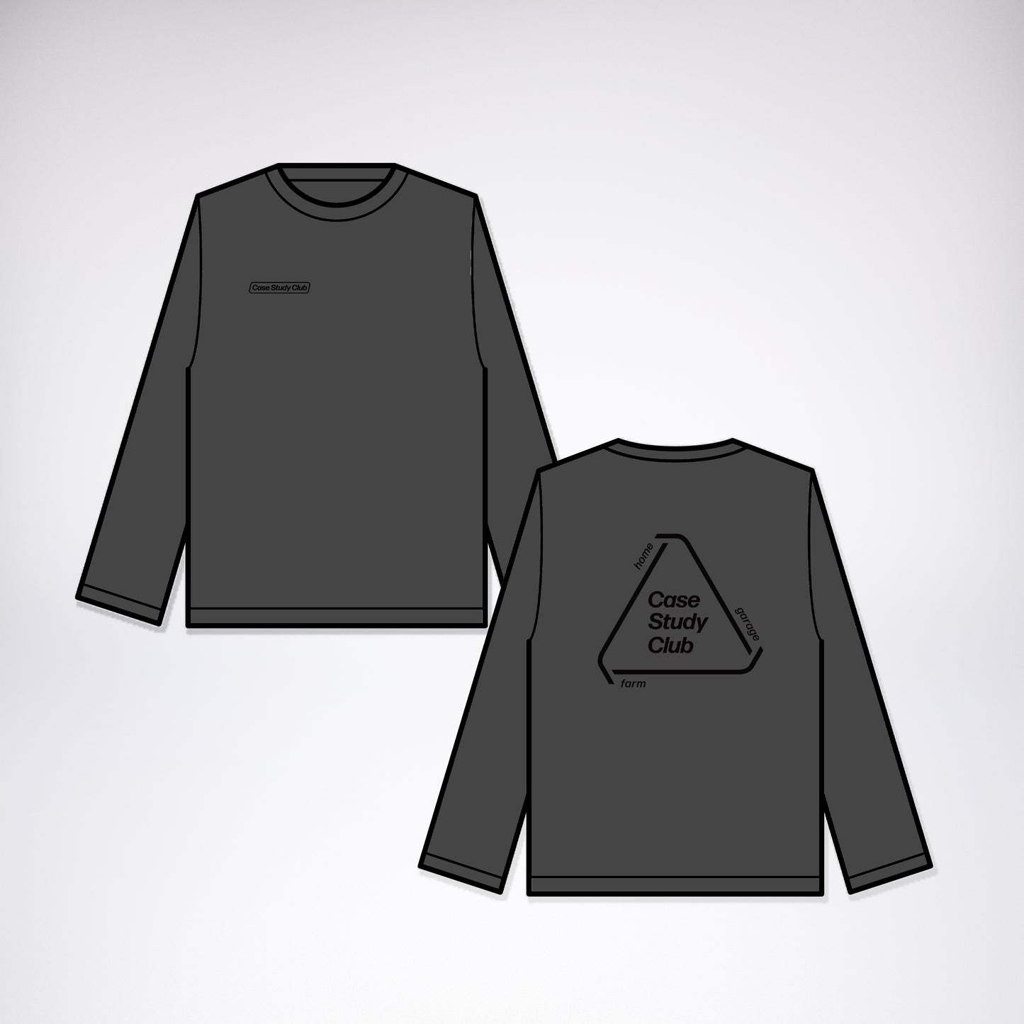 CASE STUDY CLUB Long sleeve T-shirt