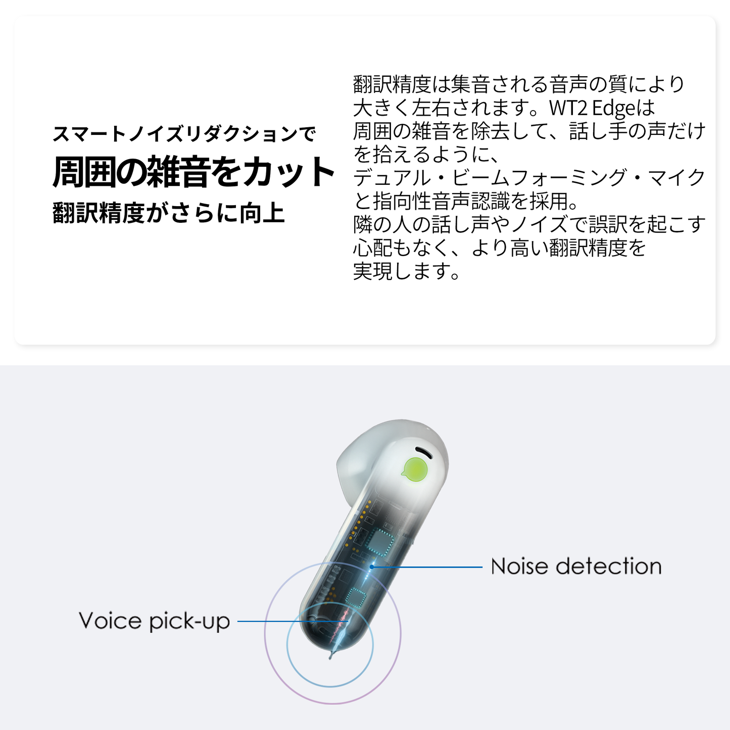 Timekettle WT2 Edge イヤホン型翻訳機